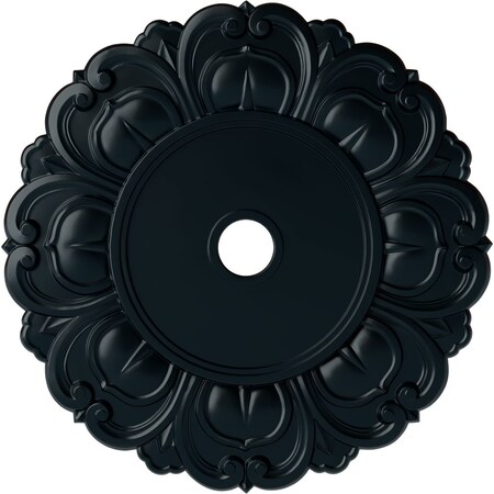 Ekena Millwork Angel Ceiling Medallion (Fits Canopies up to 15 3/4"), 32 1/4"OD x 3 5/8"ID x 1 1/8"P, Night Shade CM32ANNSF